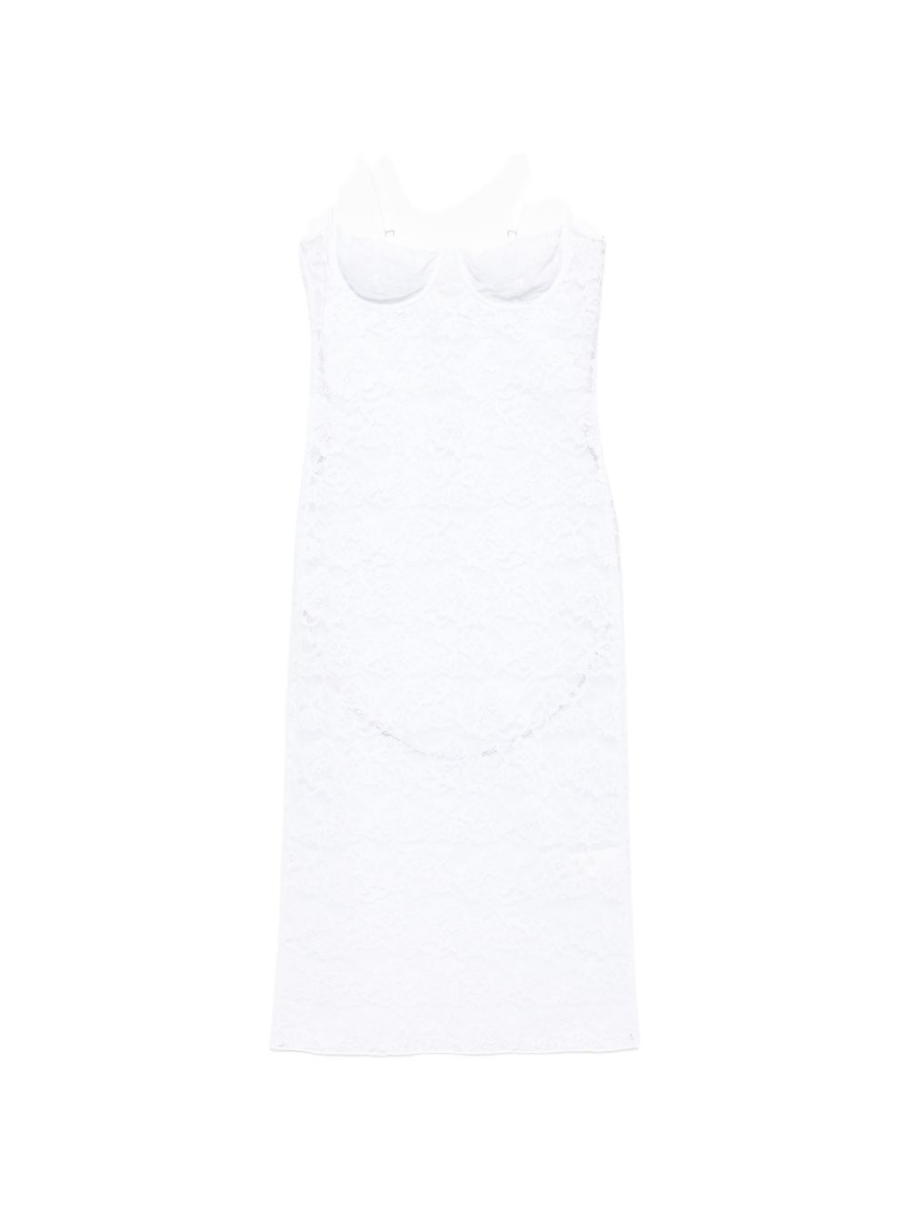 Abito in pizzo con ferretto in bianco Oséree - donna 
