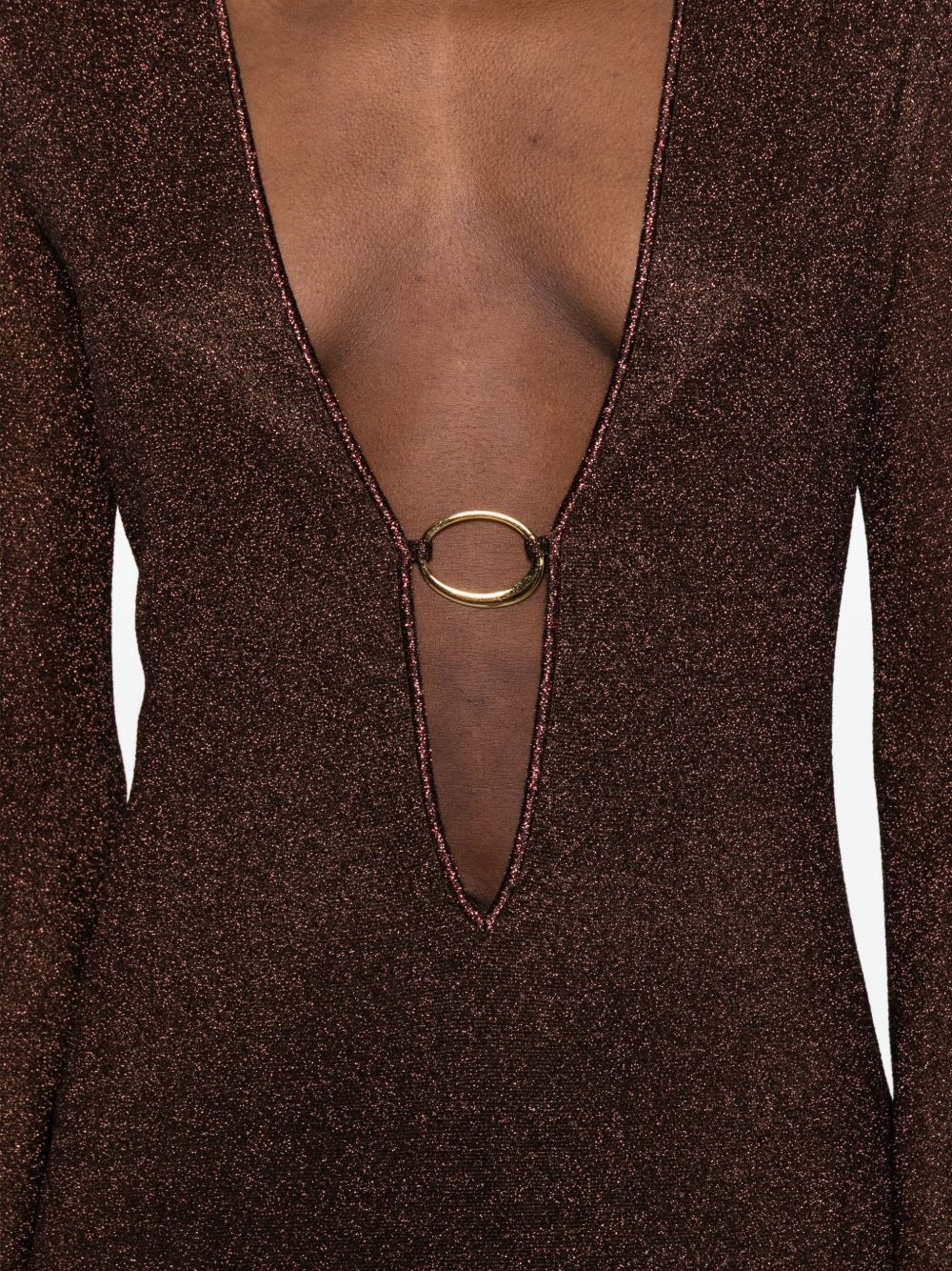 Abito a caftano lumiere in marrone Oséree - donna 