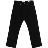 Jeans a bottoni in nero Our legacy - uomo 