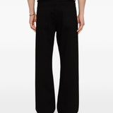 Jeans a bottoni in nero Our legacy - uomo 