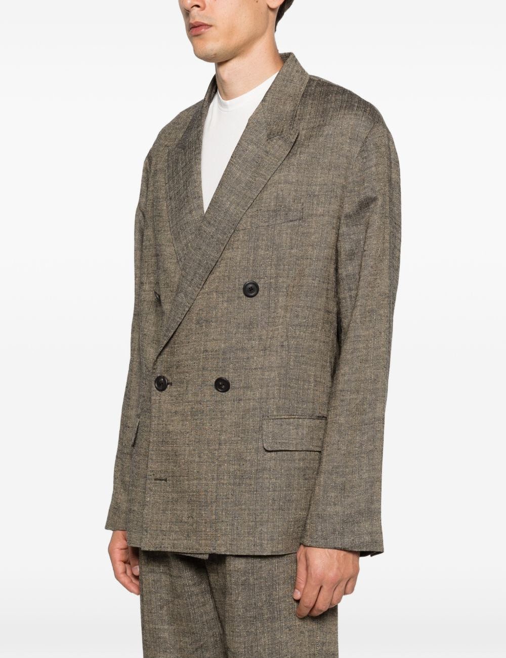 Blazer doppio petto halt in marrone Our legacy - uomo 