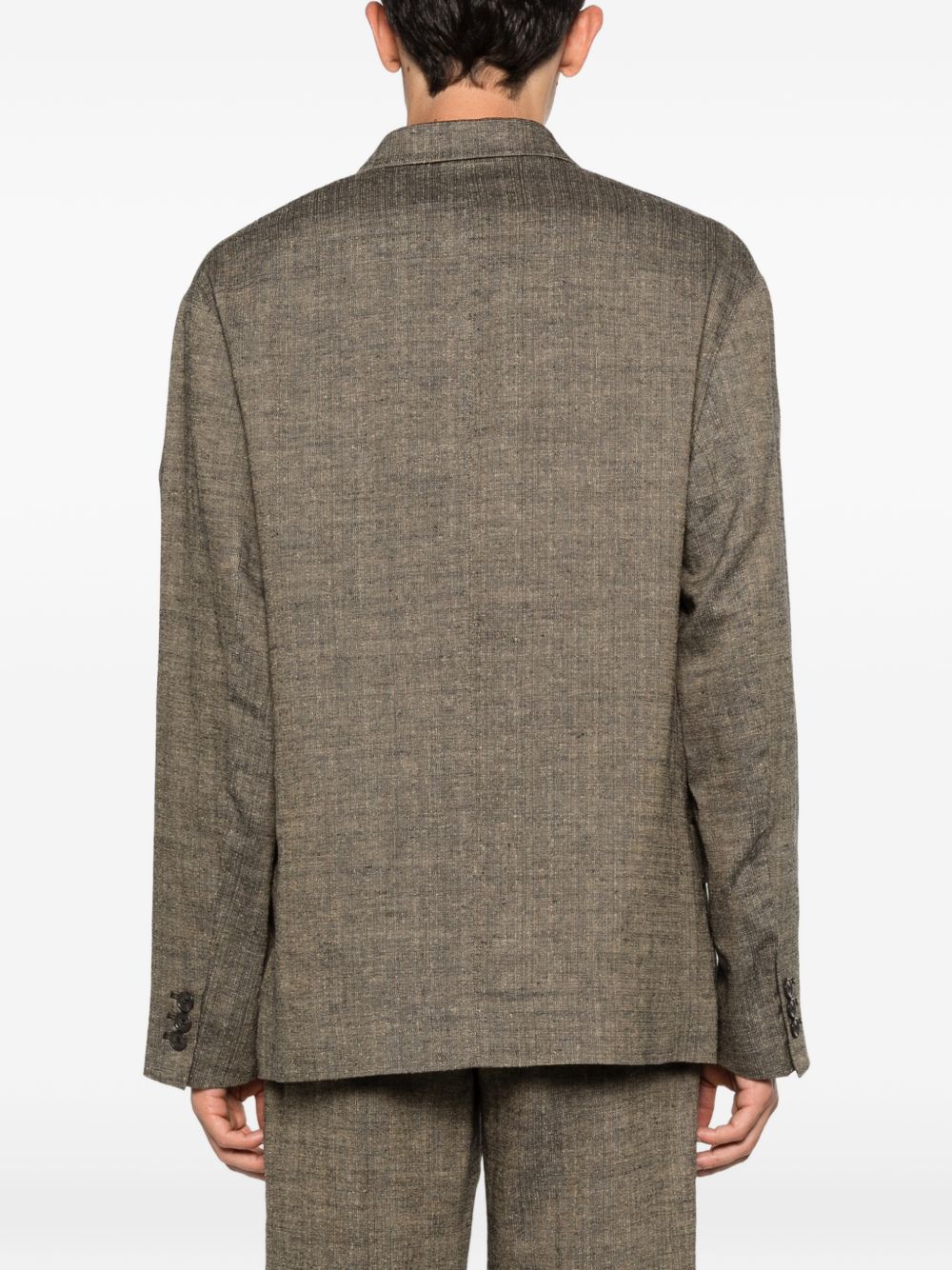 Blazer doppio petto halt in marrone Our legacy - uomo 