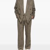 Blazer doppio petto halt in marrone Our legacy - uomo 