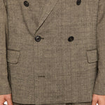 Blazer doppio petto halt in marrone Our legacy - uomo 