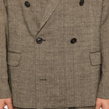 Blazer doppio petto halt in marrone Our legacy - uomo 