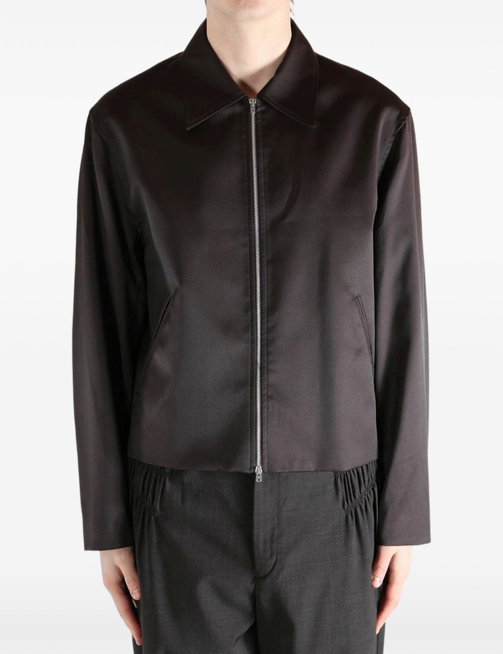 GIACCA CON ZIP MINI in marrone scuro Our Legacy - UOMO 
