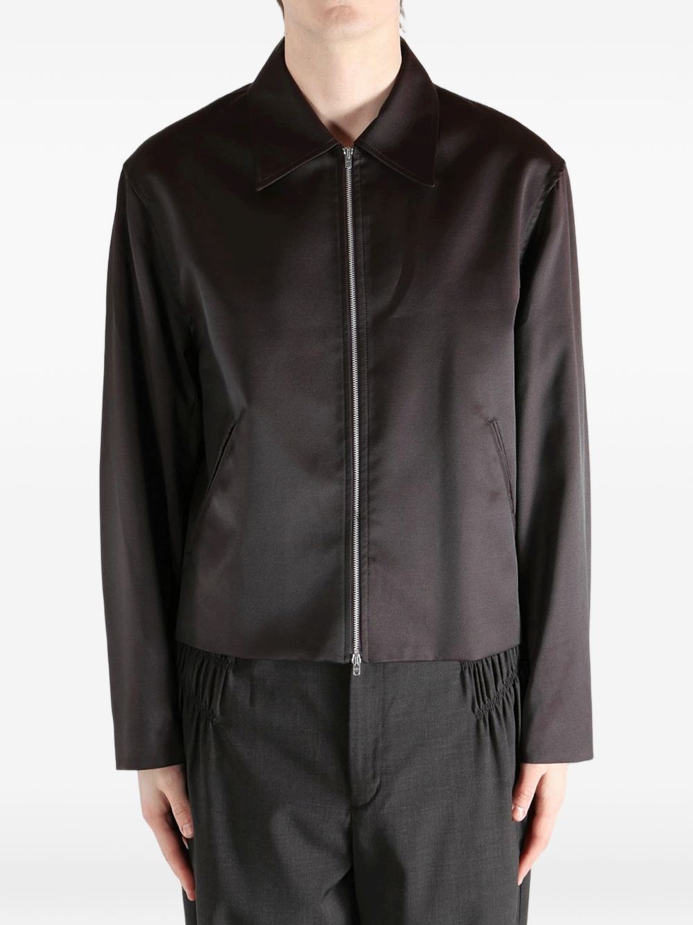 GIACCA CON ZIP MINI in marrone scuro Our Legacy - UOMO 