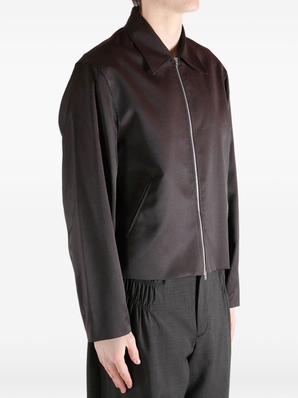 GIACCA CON ZIP MINI in marrone scuro Our Legacy - UOMO 