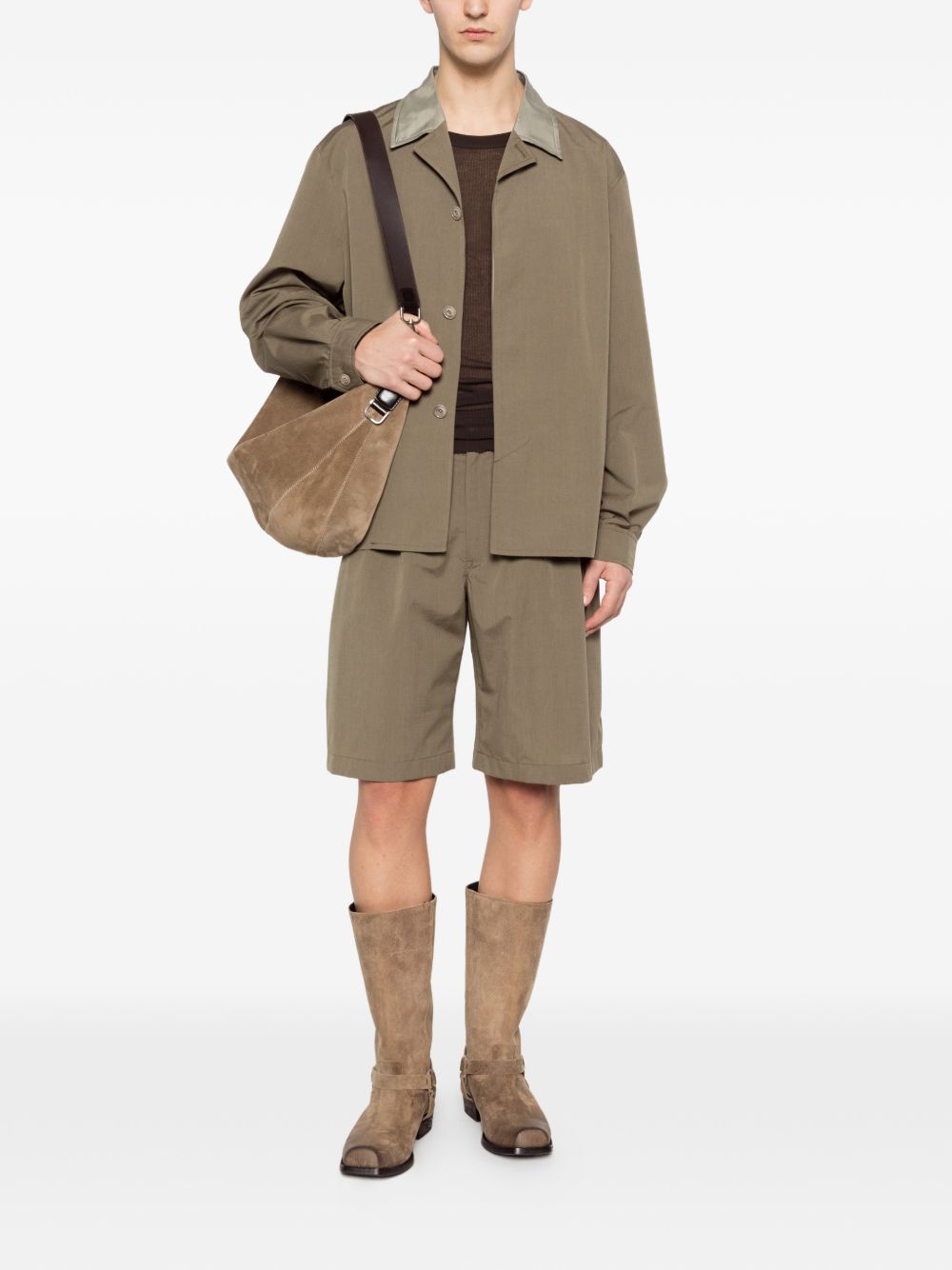 Giacca Pack con colletto a contrasto in verde Our Legacy - UOMO 
