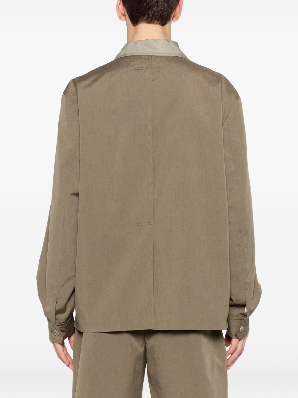Giacca Pack con colletto a contrasto in verde Our Legacy - UOMO 
