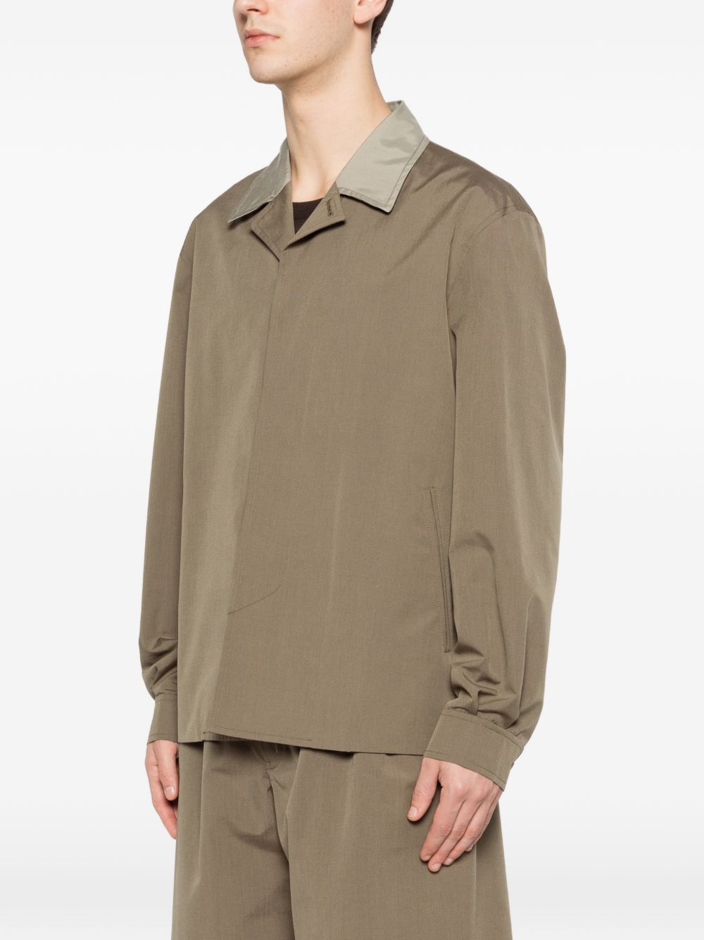 Giacca Pack con colletto a contrasto in verde Our Legacy - UOMO 