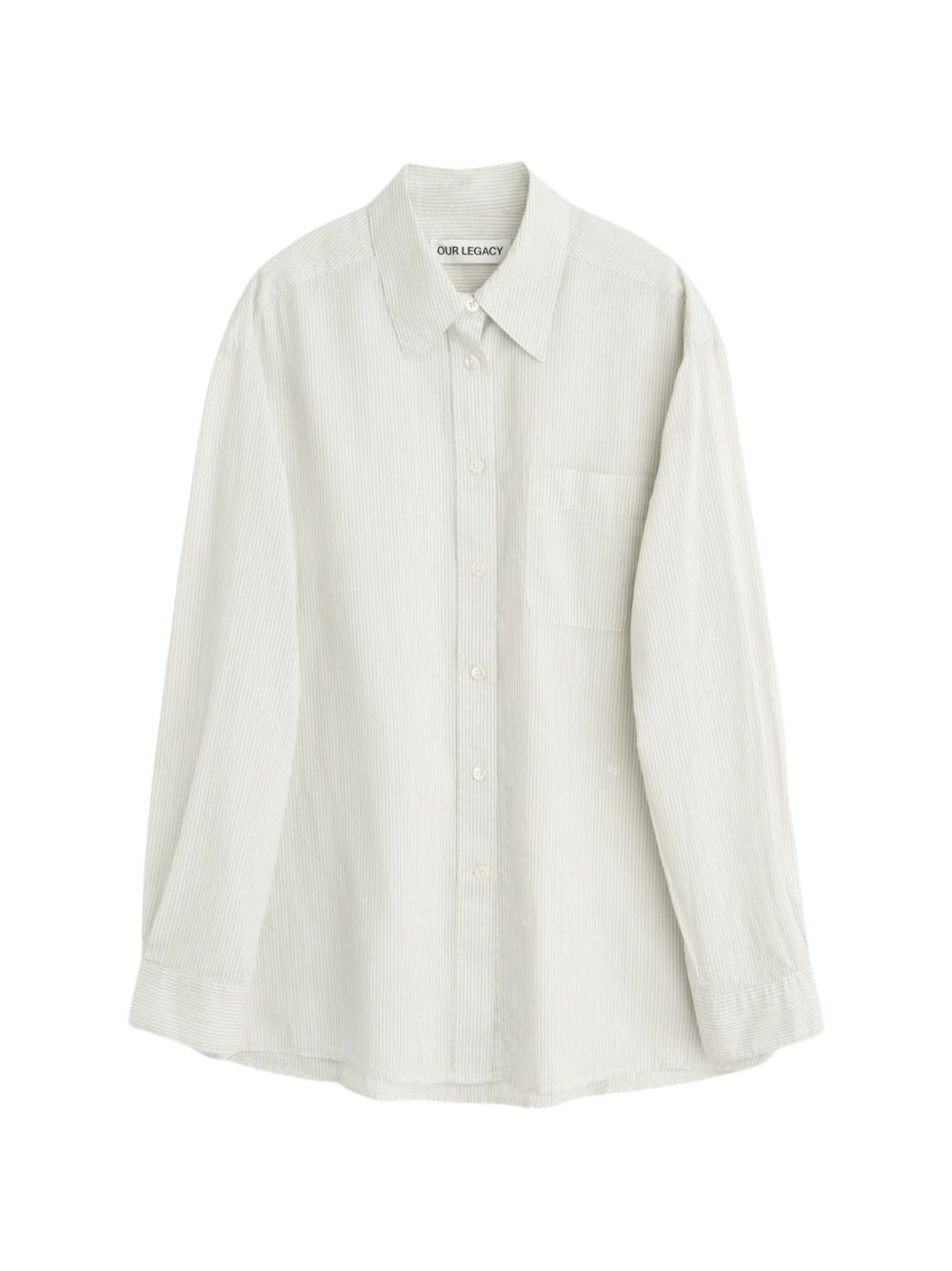 Camicia Above a righe in grigio Our Legacy  - uomo 
