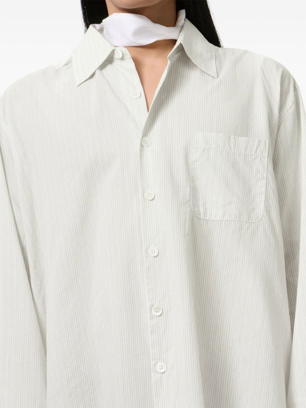 Camicia Above a righe in grigio Our Legacy  - uomo 