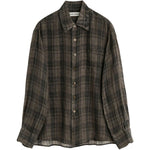 Camicia Above a quadri in marrone Our Legacy  - uomo 