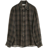 Camicia Above a quadri in marrone Our Legacy  - uomo 