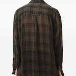 Camicia Above a quadri in marrone Our Legacy  - uomo 
