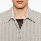 Camicia a righe above in beige Our legacy - uomo 