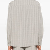 Camicia a righe above in beige Our legacy - uomo 