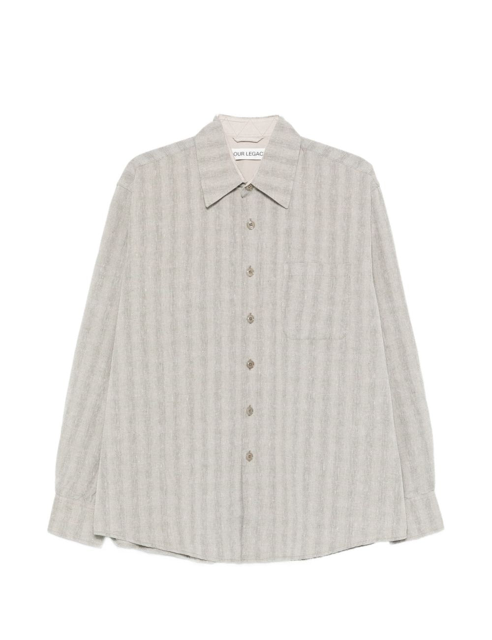 Camicia a righe above in beige Our legacy - uomo 