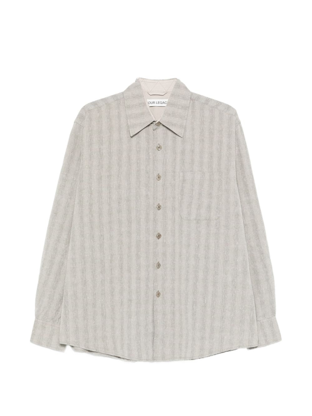 Camicia a righe above in beige Our legacy - uomo 
