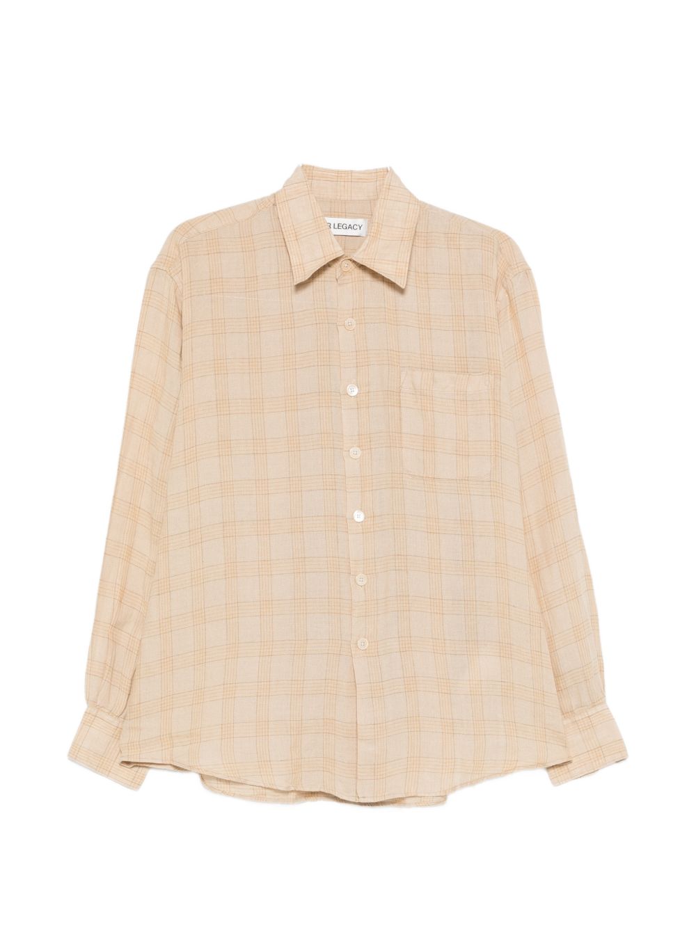 Camicia a righe above in beige Our legacy - uomo 