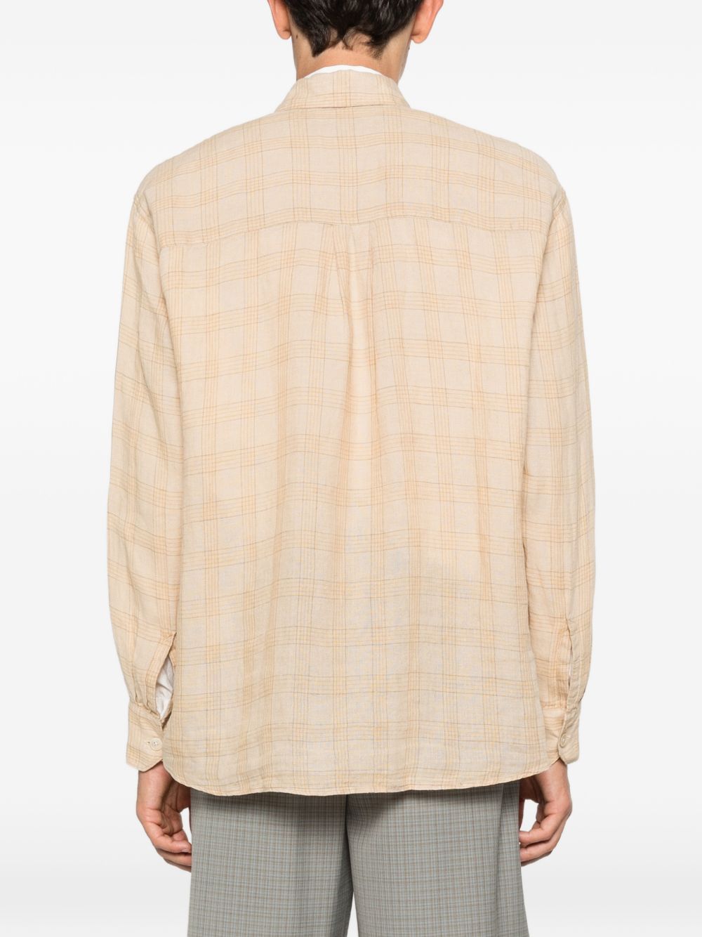 Camicia a righe above in beige Our legacy - uomo 