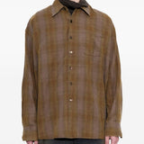 Camicia Borrowed a quadri multicolor Our Legacy  - uomo 