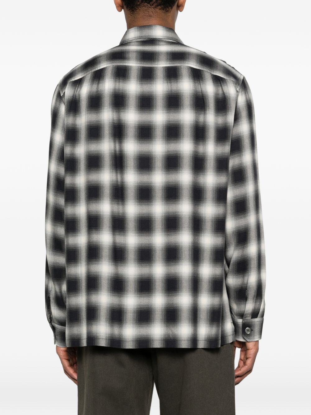Camicia a quadri  in bianco e nero Our legacy - uomo 