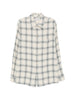 Camicia a quadri in beige e blu Our legacy - uomo