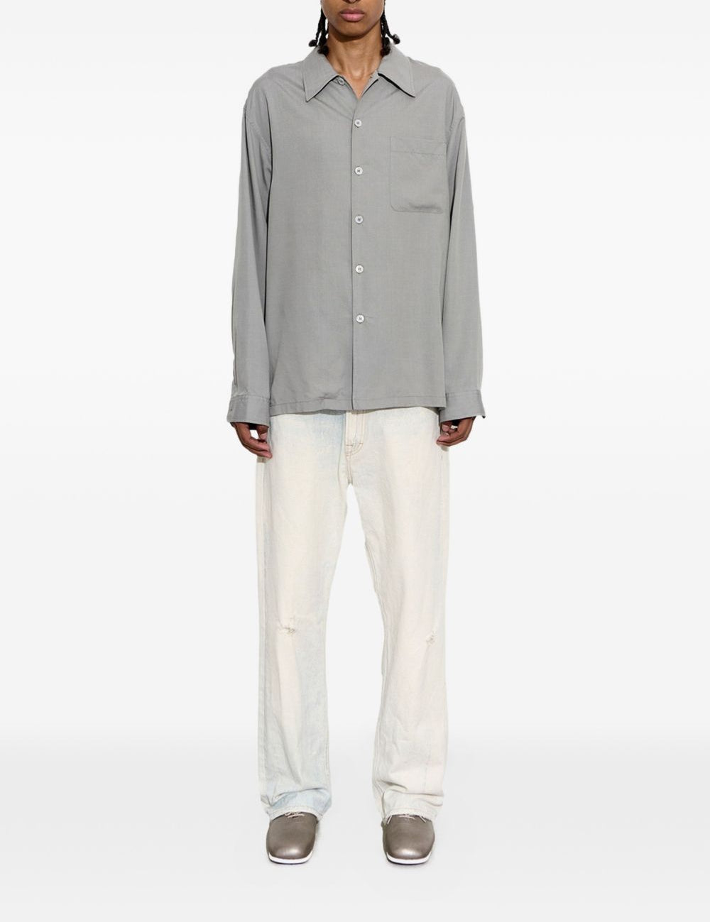 Camicia Every con taschino in grigio Our legacy - uomo 