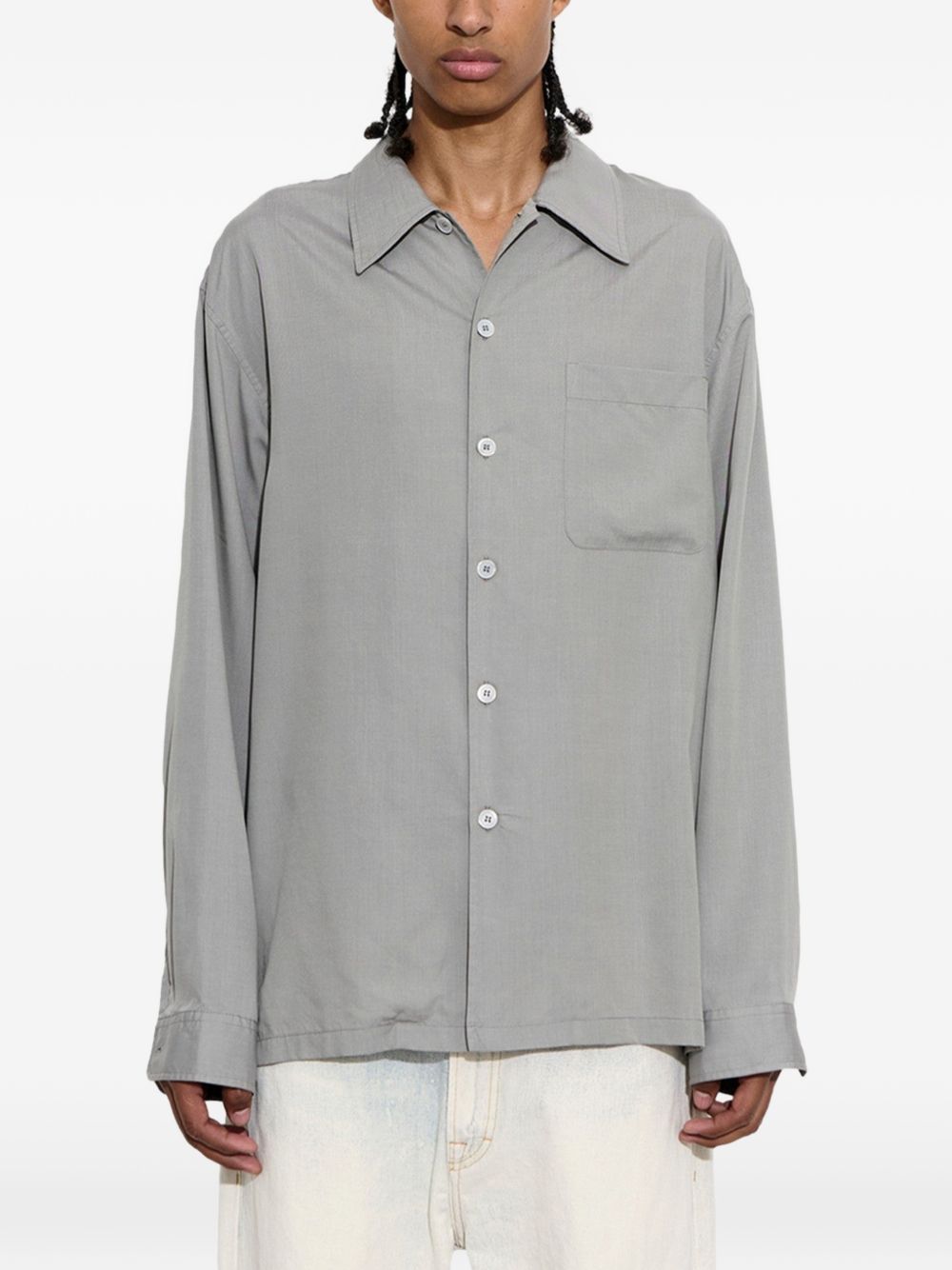 Camicia Every con taschino in grigio Our legacy - uomo 