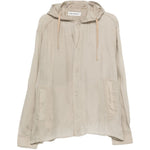 Camicia con cappuccio in grigio Our legacy - uomo 