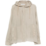 Camicia con cappuccio in grigio Our legacy - uomo 