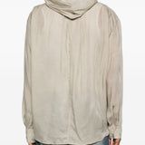Camicia con cappuccio in grigio Our legacy - uomo 