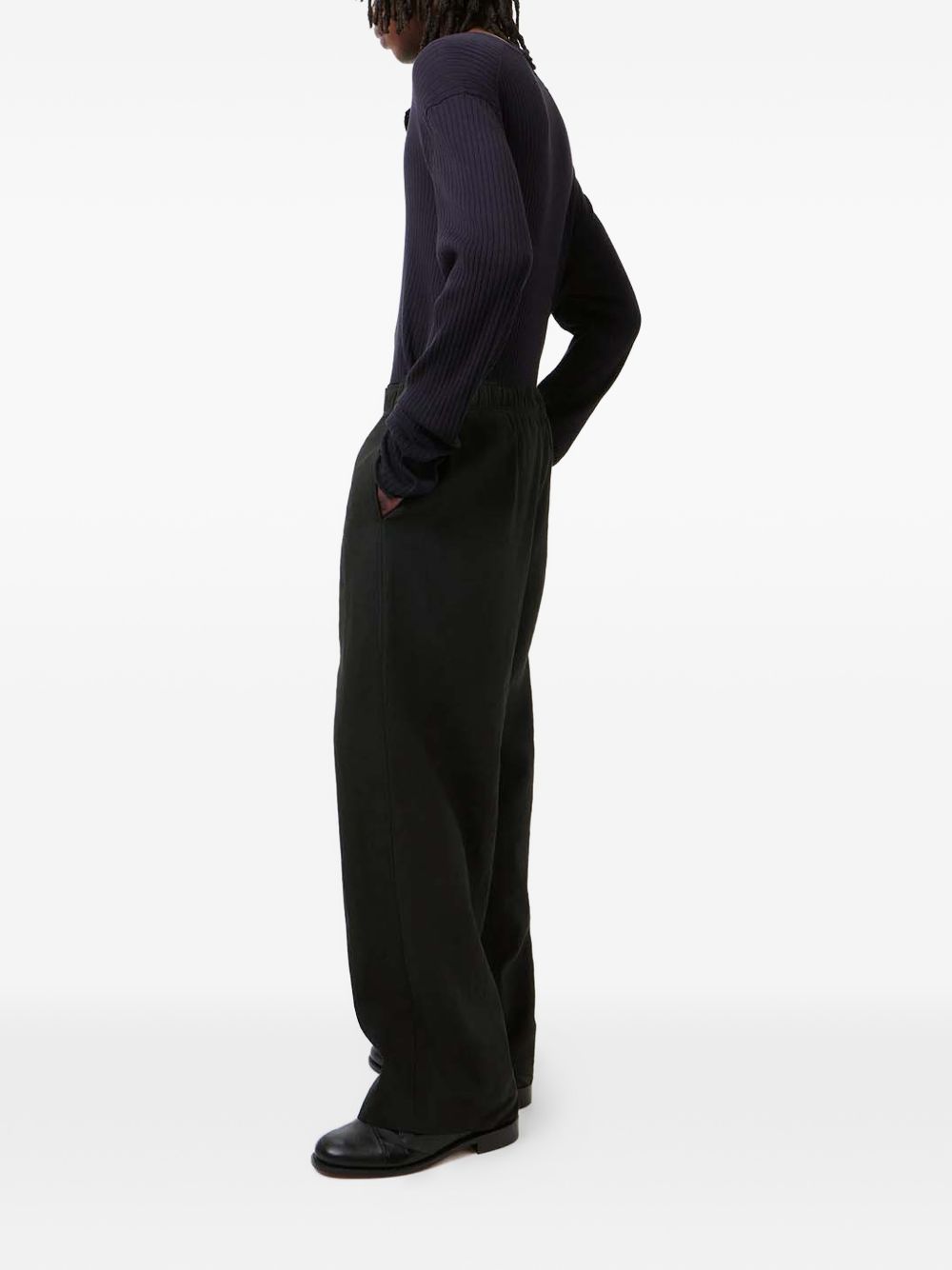 Pantaloni elasticizzati in verde Our legacy - uomo 