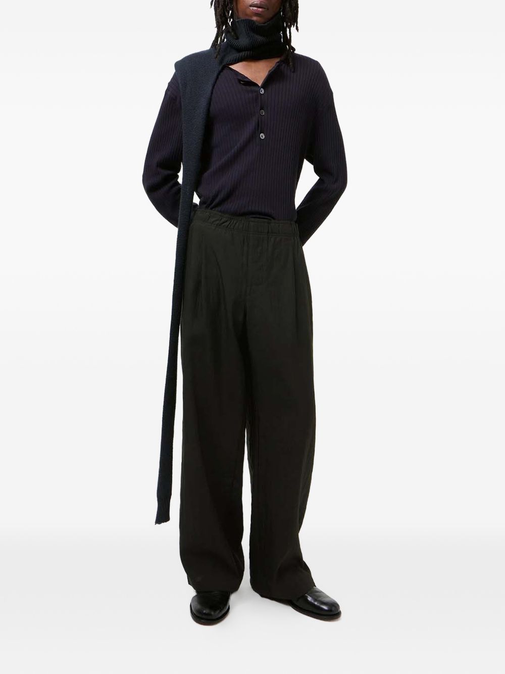 Pantaloni elasticizzati in verde Our legacy - uomo 
