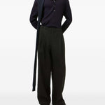 Pantaloni elasticizzati in verde Our legacy - uomo 