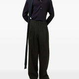 Pantaloni elasticizzati in verde Our legacy - uomo 