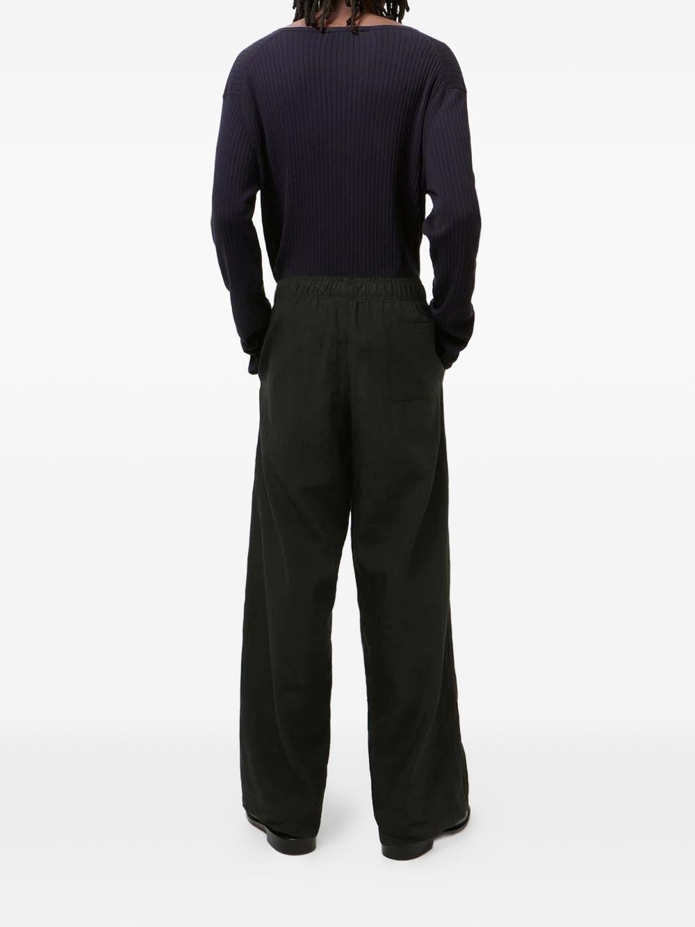 Pantaloni elasticizzati in verde Our legacy - uomo 