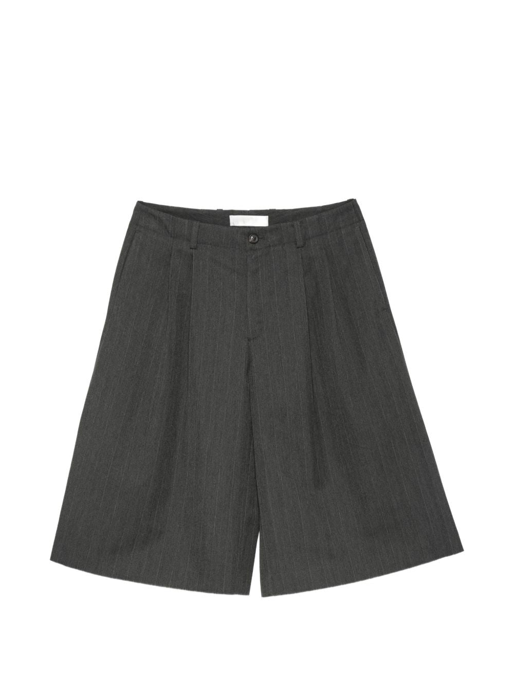 Pantaloncini gessati con spacchi in grigio Our legacy - uomo 