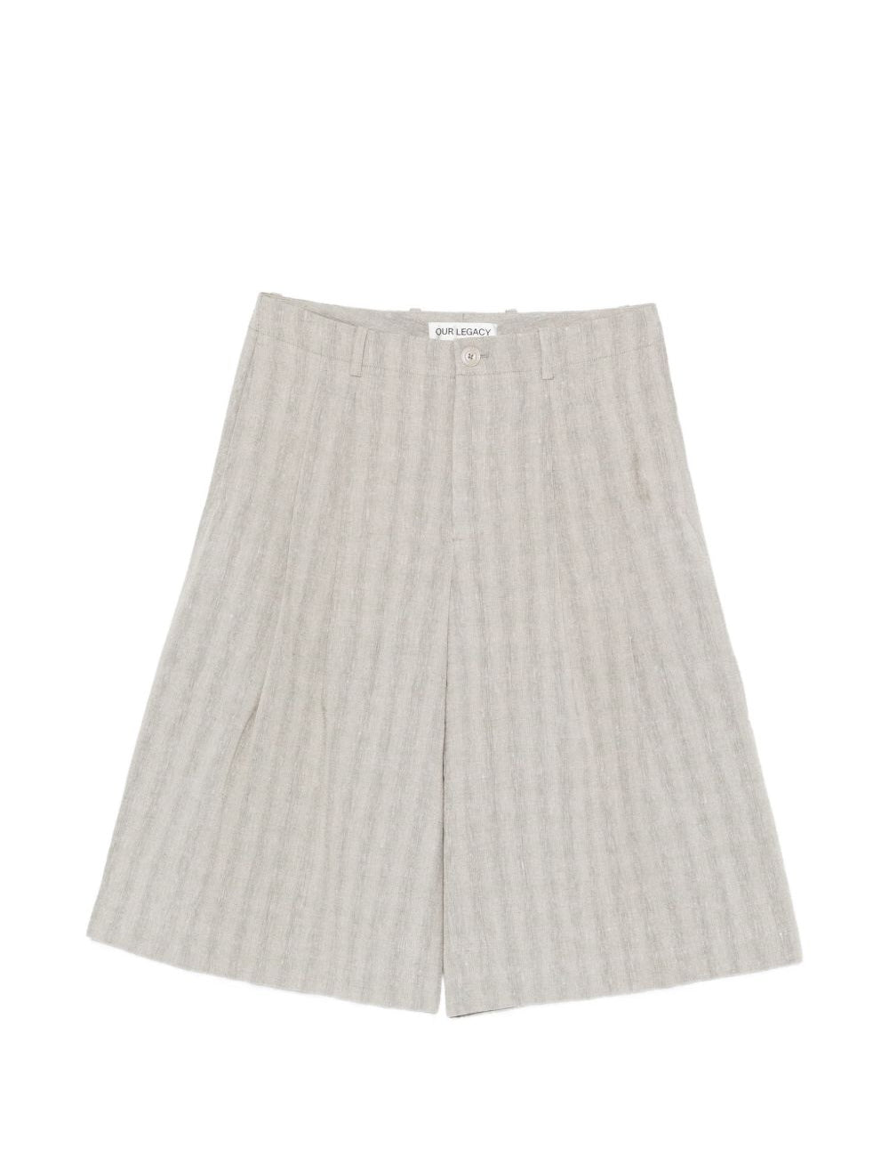 Pantaloncini Split in grigio Our legacy - uomo 