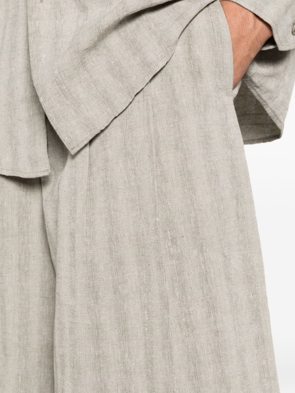 Pantaloncini Split in grigio Our legacy - uomo 