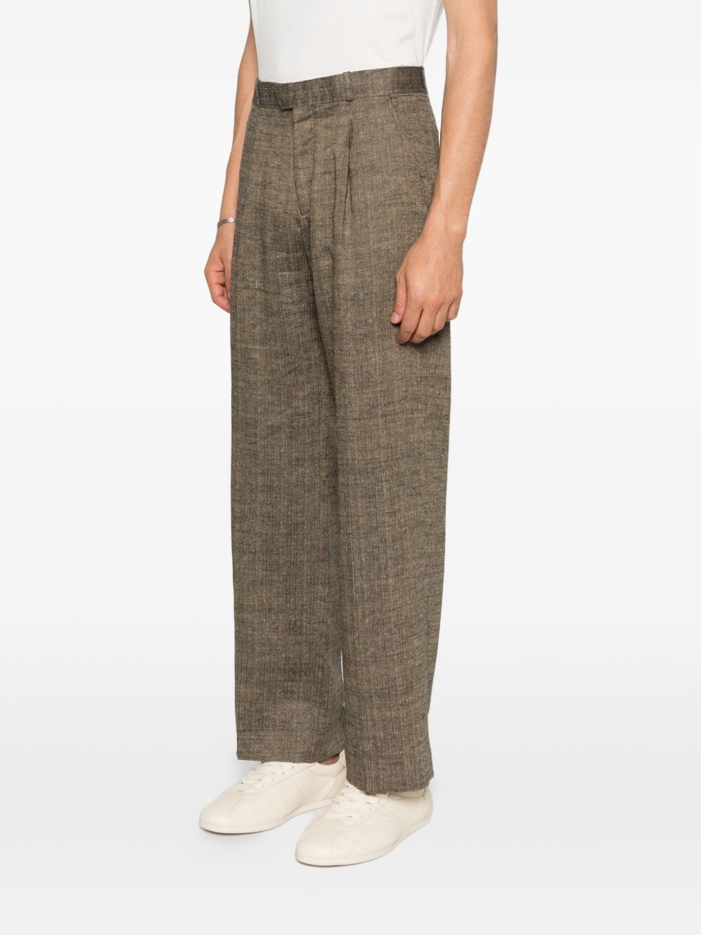 Pantaloni larghi in marrone Our legacy - uomo 