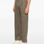 Pantaloni larghi in marrone Our legacy - uomo 