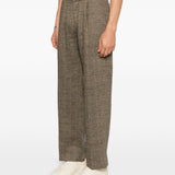 Pantaloni larghi in marrone Our legacy - uomo 