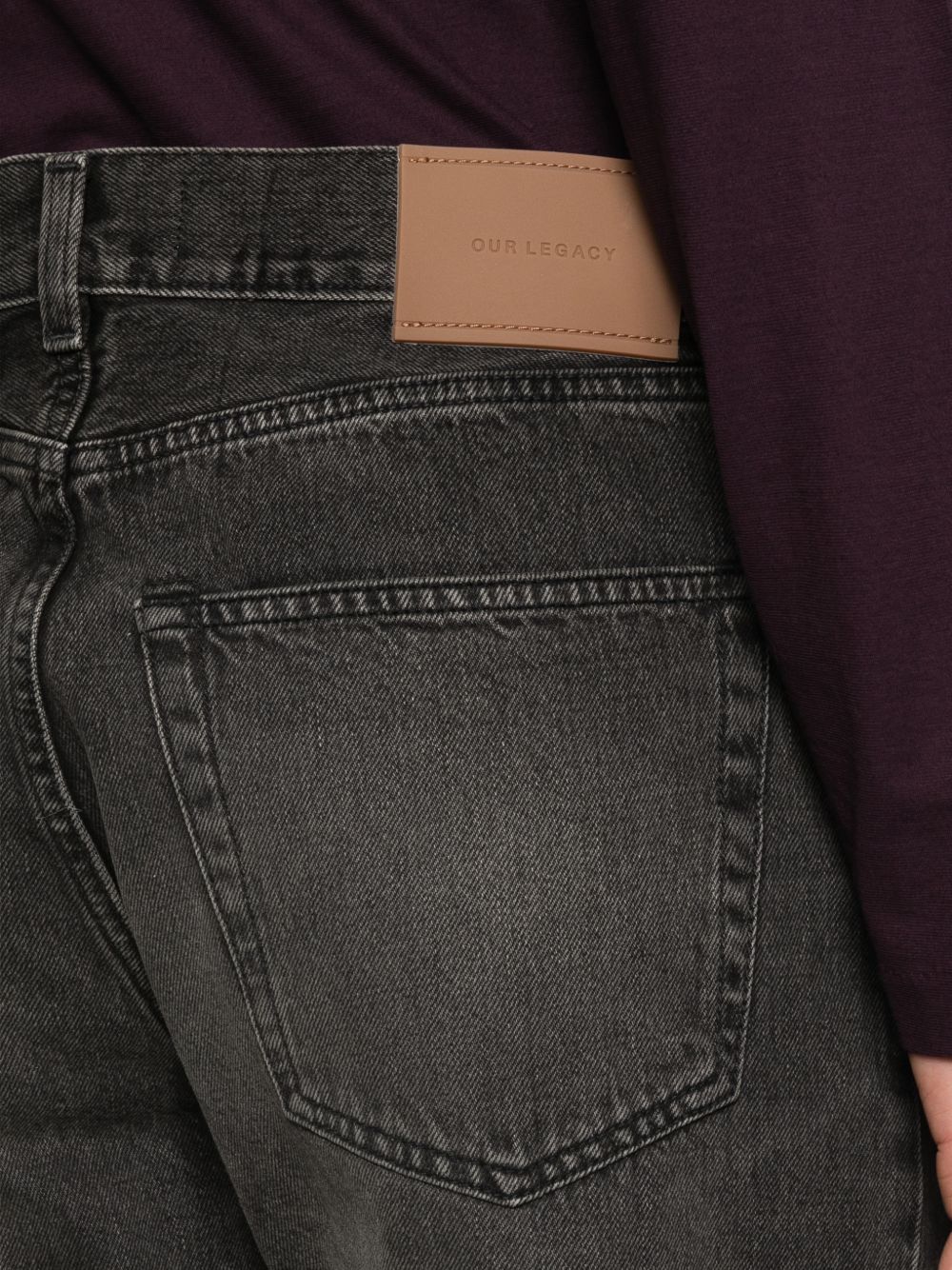 Jeans cinque tasche in grigio Our legacy - uomo 