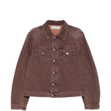 Giacca Origin con bottoni in denim in marrone Our Legacy - UOMO 