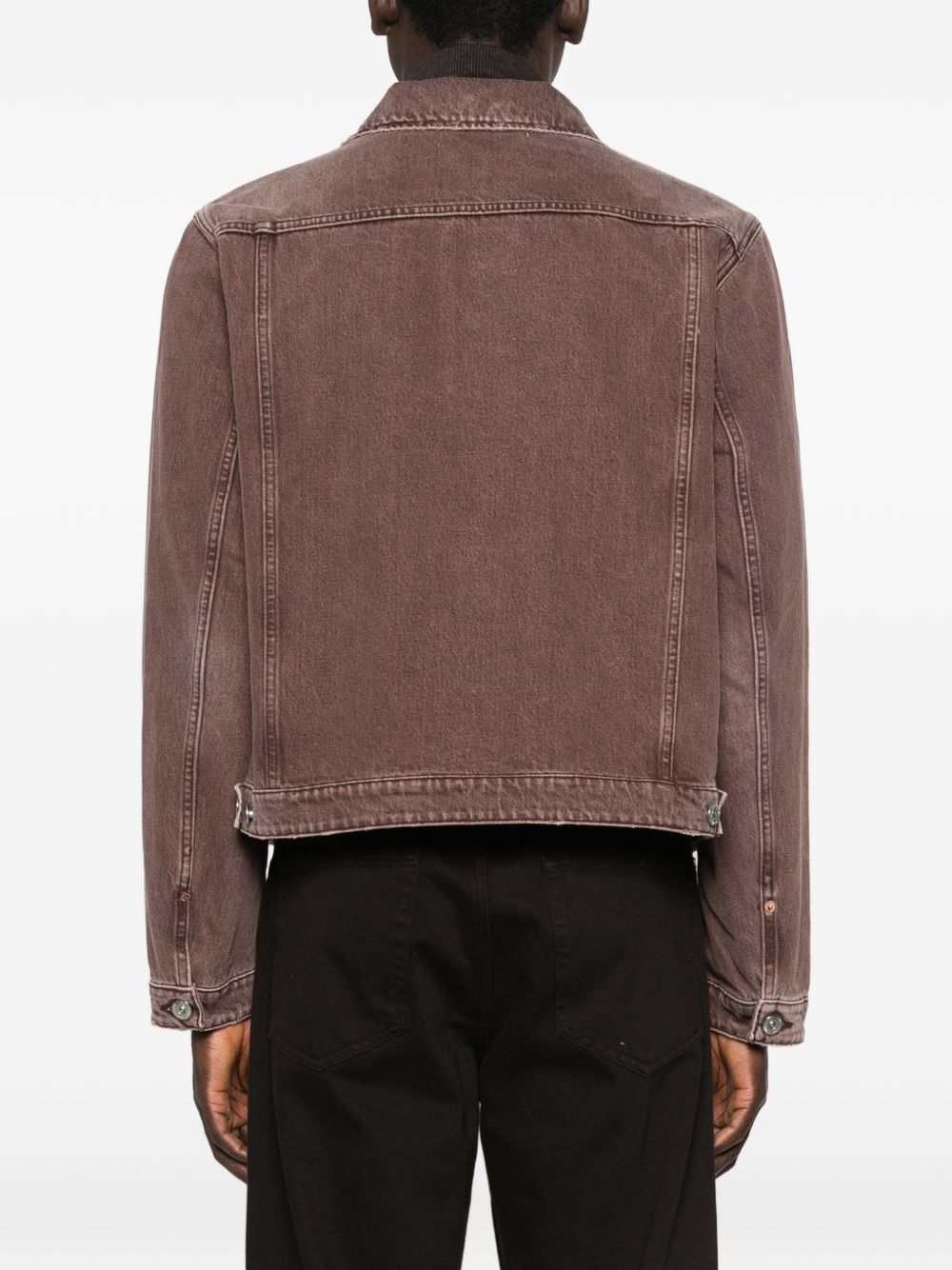 Giacca Origin con bottoni in denim in marrone Our Legacy - UOMO 