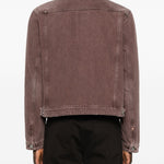 Giacca Origin con bottoni in denim in marrone Our Legacy - UOMO 