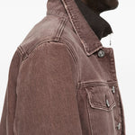 Giacca Origin con bottoni in denim in marrone Our Legacy - UOMO 